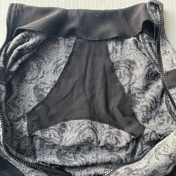 Lululemon Define Jacket Brushed Luon Size 6 Rose Herringbone Black - Picture 12 of 12